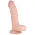 Real Fantasy Cliff - realistisk dildo med pung - 22cm - hudfärgad
