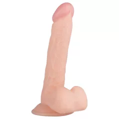   Real Fantasy Felix - dildo med pung - realistisk - 22 cm - naturfärg