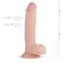 Real Fantasy Glynn - realistisk dildo med pung - 25 cm - natur