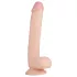 Real Fantasy Elvin - realistisk dildo med pung - 28cm - hudfärgad