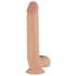 Real Fantasy Elvin - uppladdningsbar realistisk vibrator - 28 cm (natur)