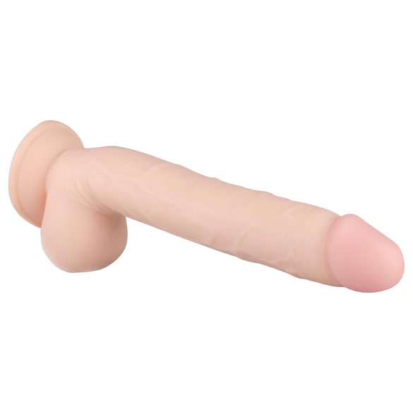 Real Fantasy Elvin - uppladdningsbar realistisk vibrator - 28 cm (natur)
