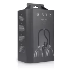   Saiz Premium - dubbel bröstpump - liten - genomskinlig/svart