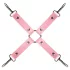 Secret Pleasure Chest - avancerat BDSM‑kit - 14‑delars (rosa)