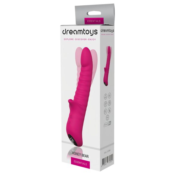 Essentials Honey Bear - roterande vibrator - pink