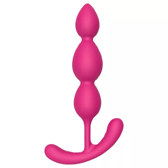 Cheeky Love - analplugg med pärlor för nybörjare (rosa)