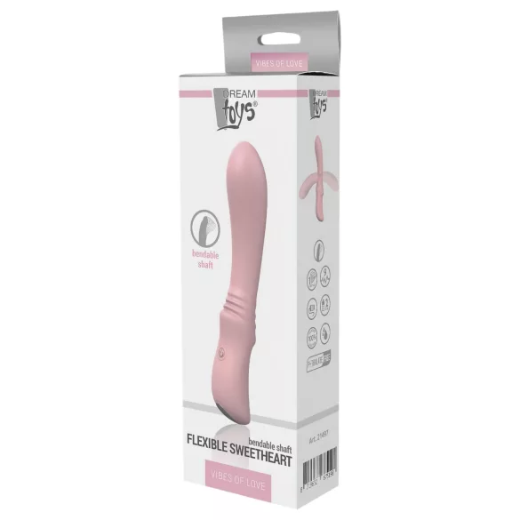 Vibes of Love Sweetheart - G-punktsvibrator - böjbar - rosa