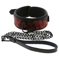 Dreamtoys Blaze - halsbands- och koppelset (röd)
