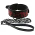Dreamtoys Blaze - halsbands- och koppelset (röd)