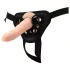 RealStuff - strap-on dildo - smal - naturfärg