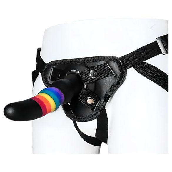 Colorful Love - strap-on dildo - färgglad