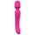 Vibes of Love - wand vibrator - uppladdningsbar, värmande, massager - rosa