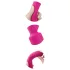 Vibes of Love - wand vibrator - uppladdningsbar, värmande, massager - rosa