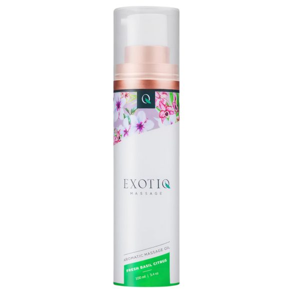 Exotiq - Doftande Massageolja - Basilika-Citron (100ml)
