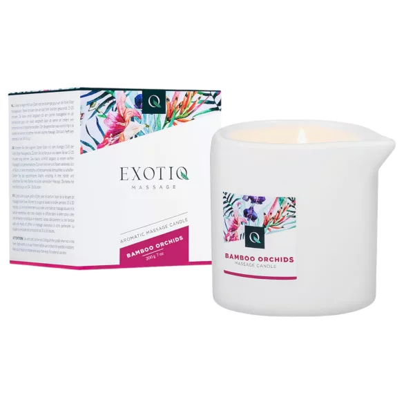 Exotiq Bamboo Orchids - massage-ljus (200 g)