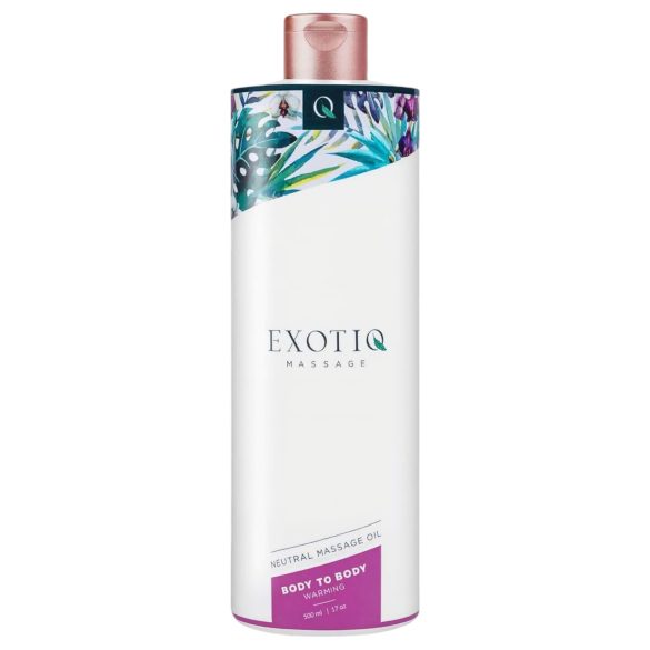 Exotiq - massageolja med värmande effekt - 500ml