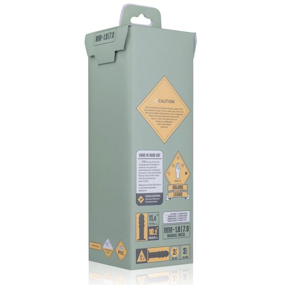 BUTTR Madbull Muzzl - dildo med sugkopp - svart