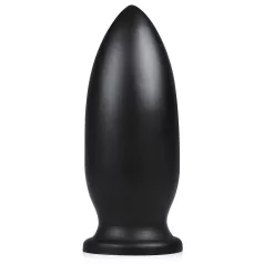 BUTTR Yellow Dog - dildo med sugkopp - svart
