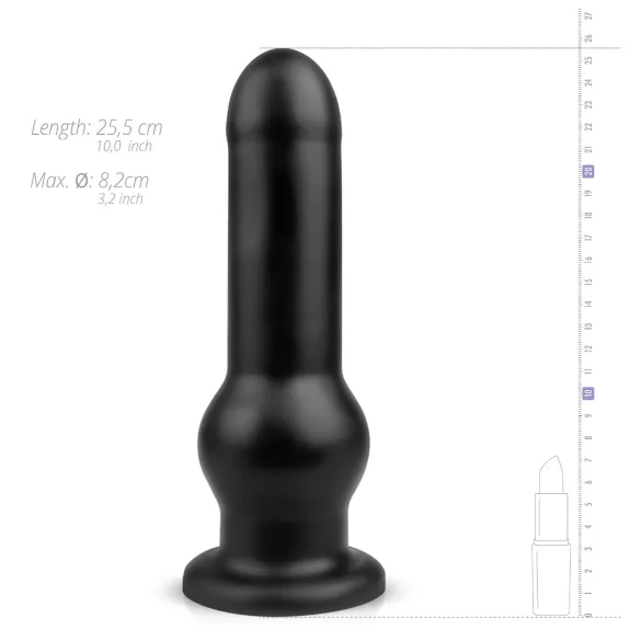 BUTTR - dildo med sugkopp - svart