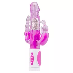 Easytoys Raving Rabbit - 3-armad vibrator (rosa)