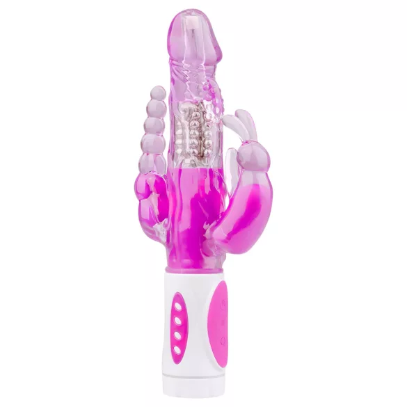Easytoys Raving Rabbit - 3-armad vibrator (rosa)