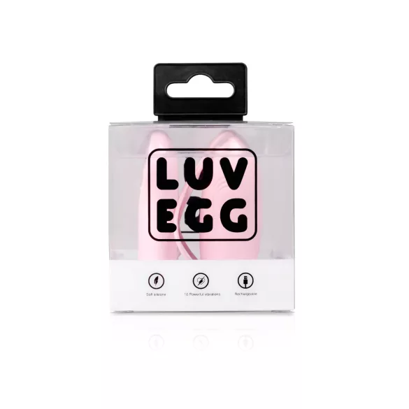 LUV EGG - vibratorägg med fjärrkontroll - uppladdningsbar - rosa