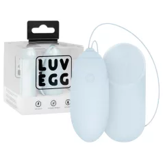   LUV EGG - bärbart, uppladdningsbart, trådlöst vibrerande ägg (blå)
