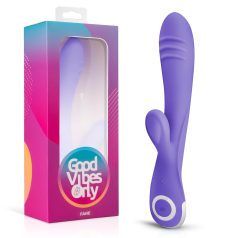   Good Vibes Only Fane Rabbit - rabbitvibrator med klitorisstimulans - lila