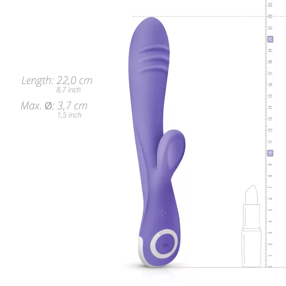 Good Vibes Only Fane Rabbit - rabbitvibrator med klitorisstimulans - lila