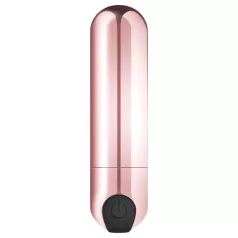 Rosy Gold - minivibrator bullet - uppladdningsbar - roseguld