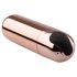 Rosy Gold Bullet - uppladdningsbar mini-stavvibrator (roséguld)