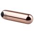 Rosy Gold Bullet - uppladdningsbar mini-stavvibrator (roséguld)