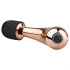 Rosy Gold - massagevibrator mini kurvad - roseguld