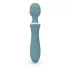 Bloom Orchid Wand - vibrator stav - uppladdningsbar massager - turkos