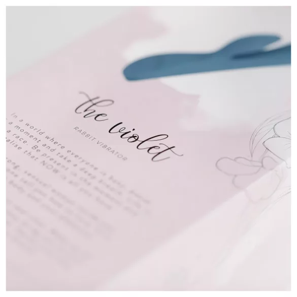 Bloom Violet Rabbit - rabbitvibrator med G-punkt och klitorisstimulering