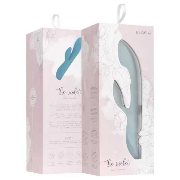 Bloom Violet Rabbit - rabbitvibrator med G-punkt och klitorisstimulering