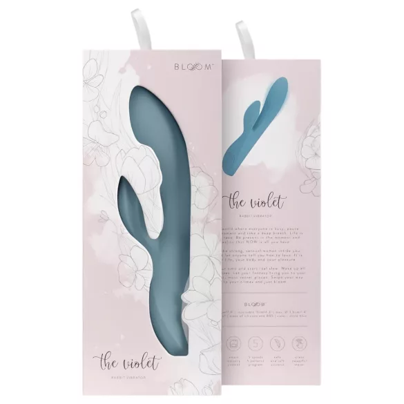 Bloom Violet Rabbit - rabbitvibrator med G-punkt och klitorisstimulering