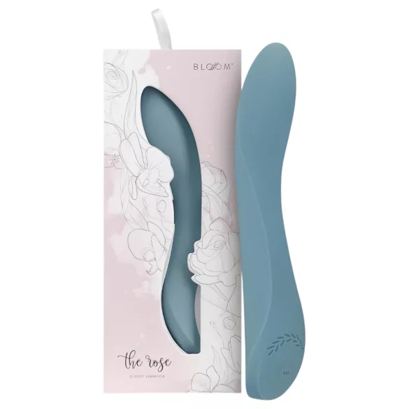 Bloom Rose - G-punkt vibrator med uppladdningsbart batteri - silikon - turkos