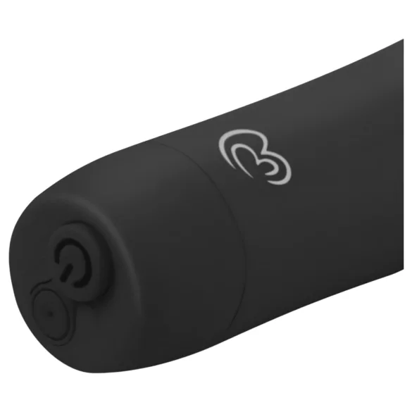 Easytoys - vibratorstav med laddningsbart batteri - svart