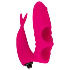 Easytoys Finger - fingvibrator med två funktioner - rosa