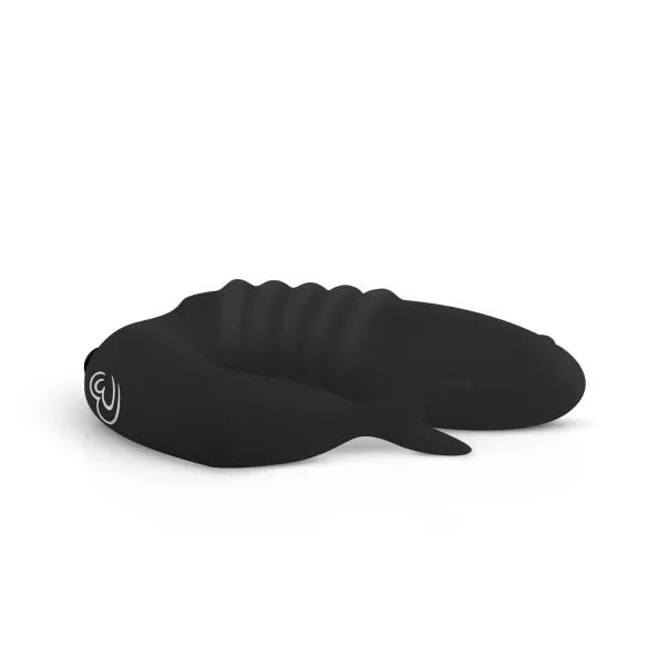 Easytoys - fingervibrator - 2-i-1 funktion - svart