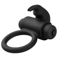 EasyToys Bunny - vibratorring för penis - svart