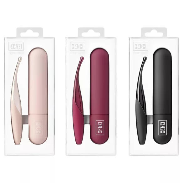 Senzi - klitorisstimulator med uppladdningsbar motor - vattentät - rosa