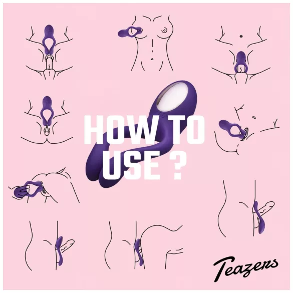 Teazers Partner Multifun - parvibrator (lila)