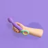PMV20 - massagevibrator stav - uppladdningsbar - lila