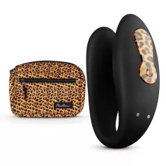   Panthra Zuna - uppladdningsbar, vattentät parvibrator (leopard‑svart)