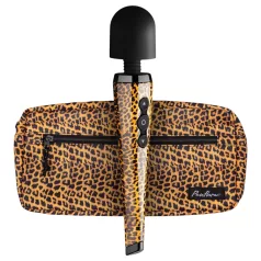   Panthra Shaka Wand - uppladdningsbar massagevibrator - leopard svart