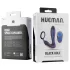 Hueman Black Hole - radiostyrd analvibrator med penisring (lila)