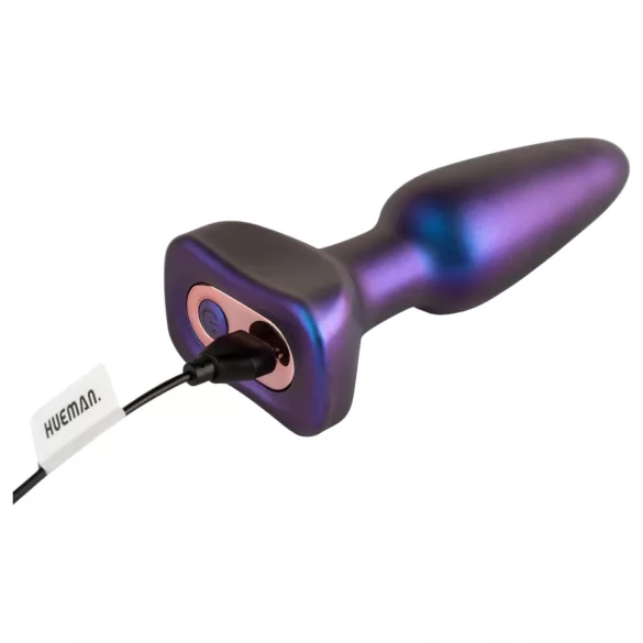 Hueman Space Force - analvibrator med stötfunktion - vattentät lila