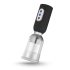 CRUIZR CS07 - laddningsbar vibratorisk penispump (svart/genomskinlig)